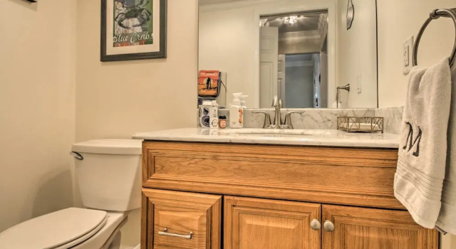 Апартаменты с 3 комнатами с балконом Walk to Beach: Waterfront Condo in Ocean City!