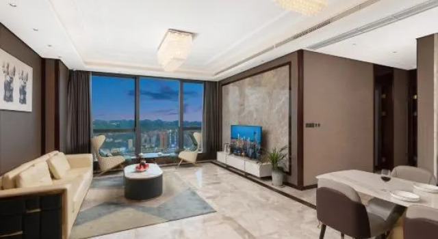 Люкс с 2 комнатами с видом на реку Yunmu International Hotel, Chongqing Jiefangbei Hongyadong Branch