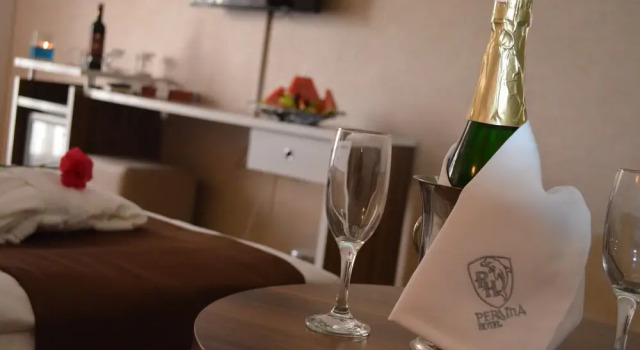 Standardowy trzyosobowy pokój Perama Hotel