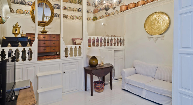 White Traditional House