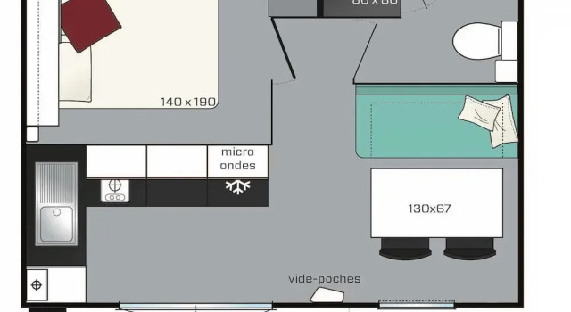 Номер Standard c 1 комнатой Camping Campo Di Liccia