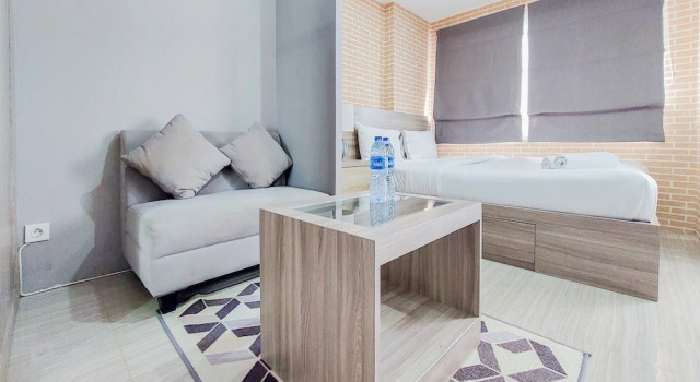 Студия Warm And Simply Look Studio Room Apartment Urban Heights Residences