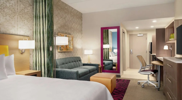 Двухместная студия люкс Home2 Suites By Hilton Glen Mills Chadds Ford