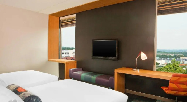 Четырёхместный номер Standard Aloft by Marriott Arundel Mills BWI Airport