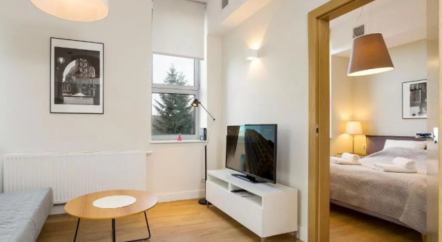 Апартаменты Superior c 1 комнатой с видом на реку Riverside Aparthotel Cracow