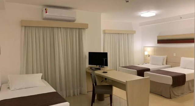 Трёхместный номер Standard Hotel Araucaria Flat Araraquara