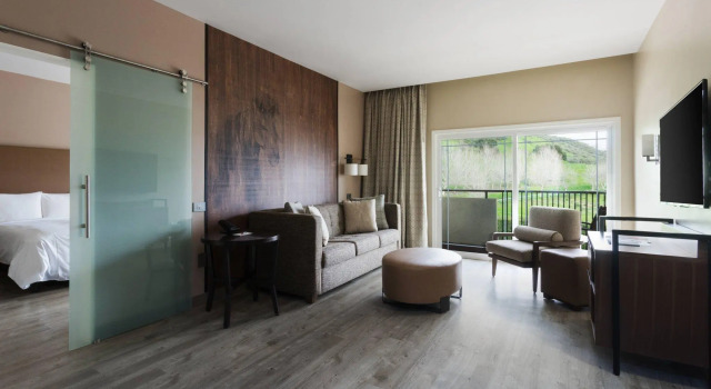 Четырёхместный люкс c 1 комнатой с балконом Santa Ynez Valley Marriott