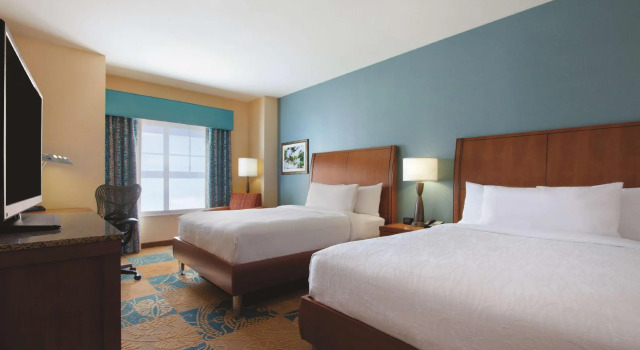 Четырёхместный номер Standard Hilton Garden Inn Oklahoma City/Bricktown