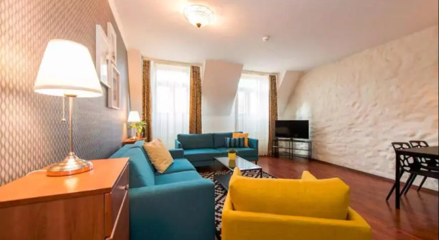 Апартаменты c 1 комнатой с видом на город Tallinn City Apartments Harju Residence