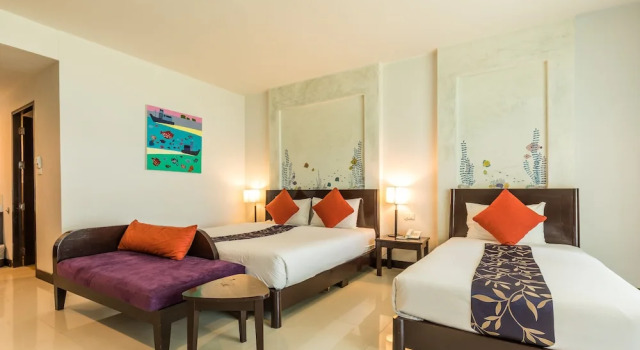Семейный номер Standard c 1 комнатой с балконом Krabi Aquamarine Resort - SHA Extra Plus