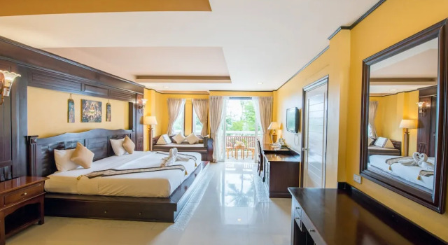 Номер Deluxe с балконом и с видом на море Koh Tao Montra Resort