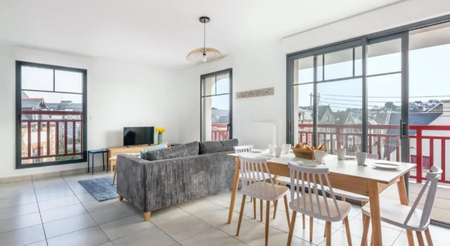 Апартаменты Dans une residence de style balneaire en Bretagne
