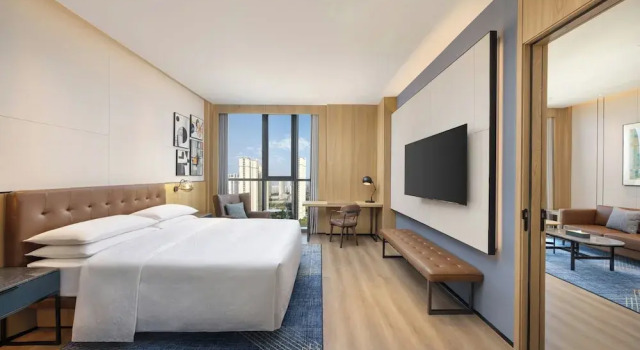 Двухместный номер Business с видом на город Four Points by Sheraton Wuhan, Dongxihu