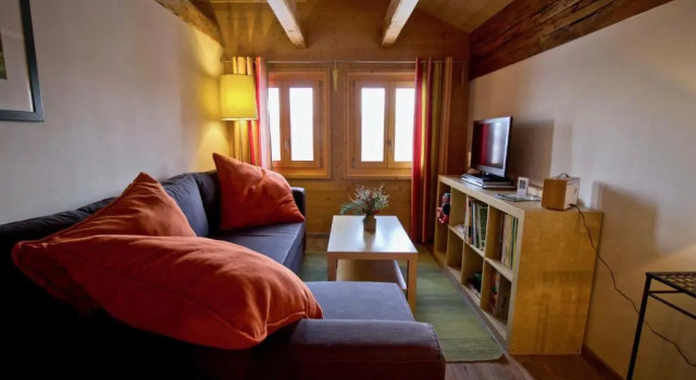 Appartement sous les combles - Chalet La Biolle - Vercorin, Забронировать Шале Веркорен Val d'Anniviers, рядом с Sigeroulaz-Cret du Midi