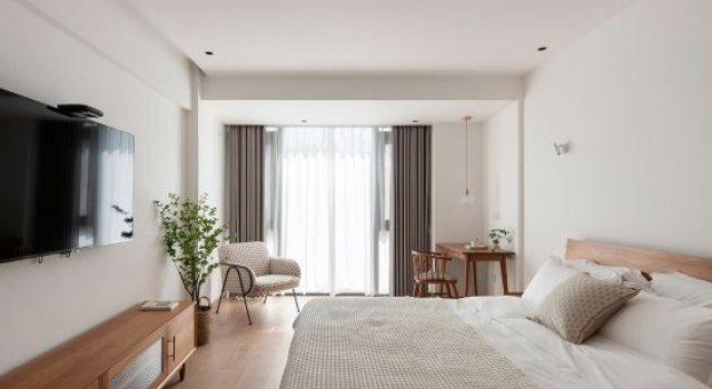 Кровать в общем номере Floral Hotel·Jinyun Lumingxuan Hotel (Xiandu Scenic Area)