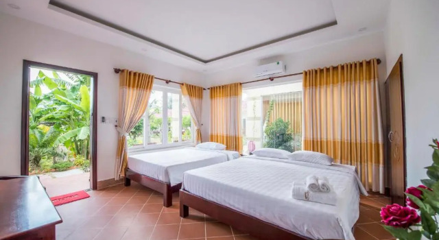 Трёхместный номер Standard Trung Huynh Bungalow