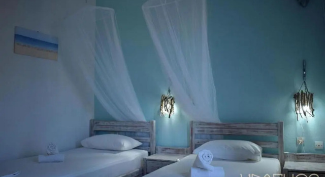 Апартаменты с 2 комнатами с видом на море Vrachos Apartments