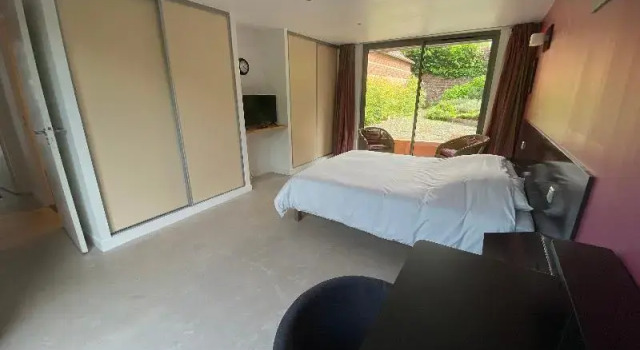 Двухместный номер Deluxe с видом на сад Villa des Remparts - BnB Calais-Marck-Bourbourg-Gravelines