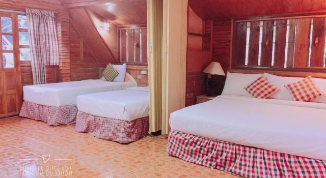 Семейное бунгало с балконом Phurua Bussaba Resort & Spa ภูเรือบุษบารีสอร์ท แอนด์ สปา