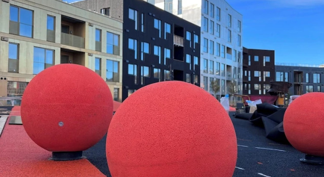 Студия с видом на внутренний двор TotalApartments Skansegata Studio Apartments