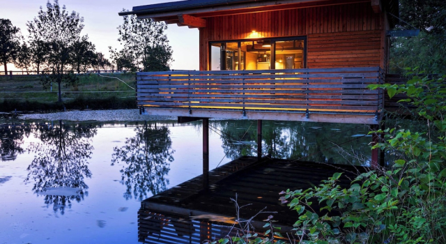 Апартаменты Tiny House im Pferdeteich mit Kamin, Grill & Grosser Terrasse - Best Price!