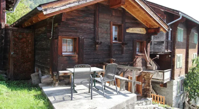 Шале Wooden Chalet in Betten Near the Aletsch Arena
