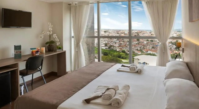 Двухместный люкс Deluxe Tryp by Wyndham Varginha Cafe Royal