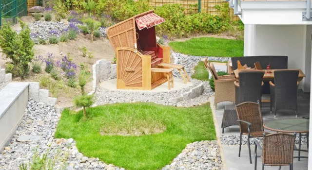 Апартаменты strandnahe FeWo mit 2 Schlafzimmern und Terrasse, Residenz Margarete, Binz
