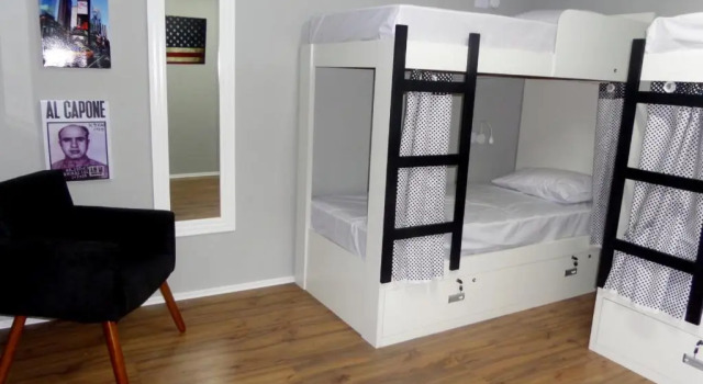 Кровать в общем номере (мужской номер) Visto Hostel