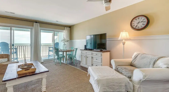 Апартаменты Sandy Oceanfront 2nd FL 1BR W/pool at The Riggings