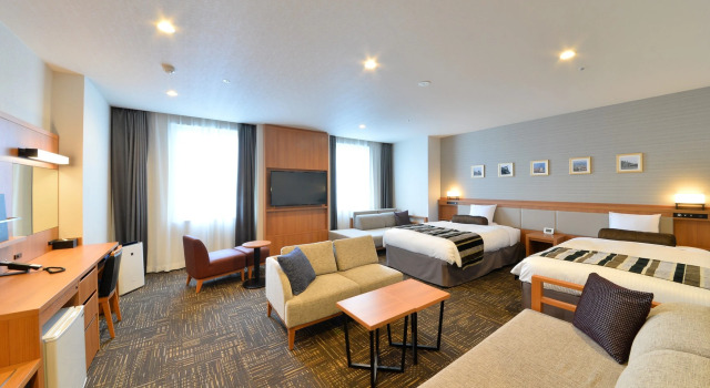 Семейный номер Deluxe Hakodate Kokusai Hotel