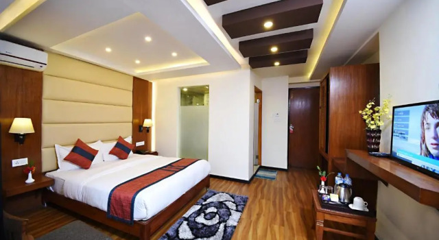 Двухместный номер Deluxe с балконом Hotel Jampa