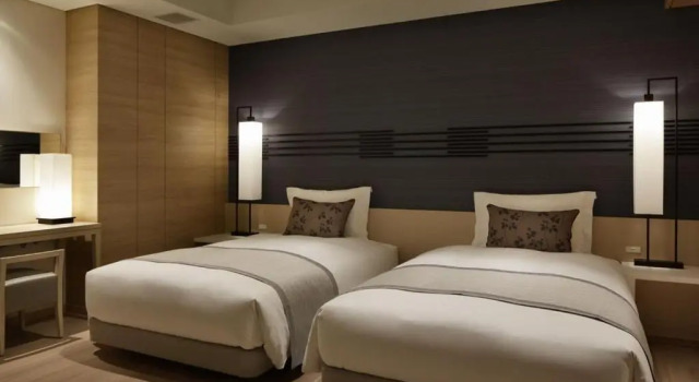 Двухместный номер Deluxe с видом на океан Kobe Minato Onsen Ren