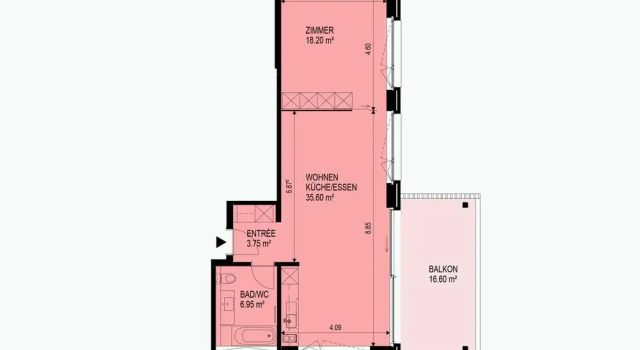 Апартаменты Deluxe с балконом City Apartments