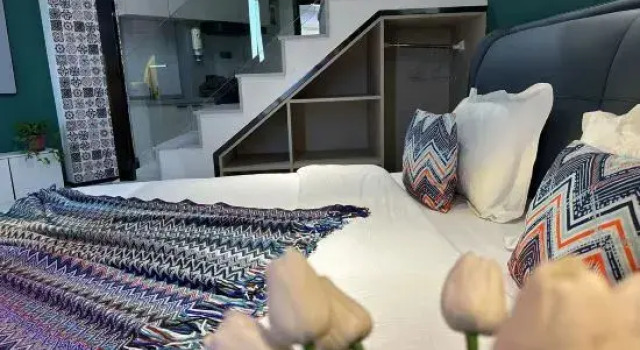 Люкс c 1 комнатой Meihekou Sunday Loft Apartment
