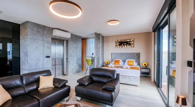 Апартаменты c 1 комнатой с видом на море Dedaj Resort - Villa Delux with Sea View Pool