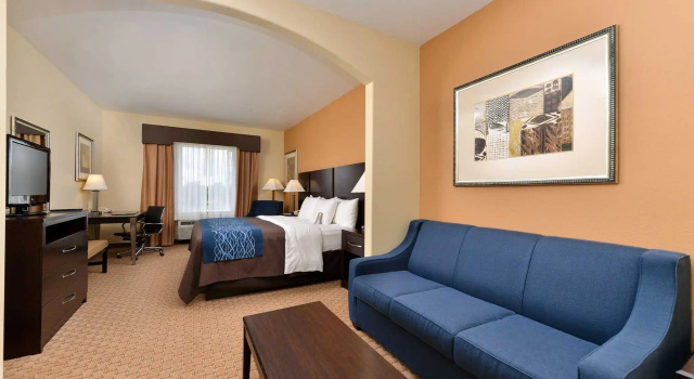 Двухместный люкс Comfort Inn & Suites Mexia
