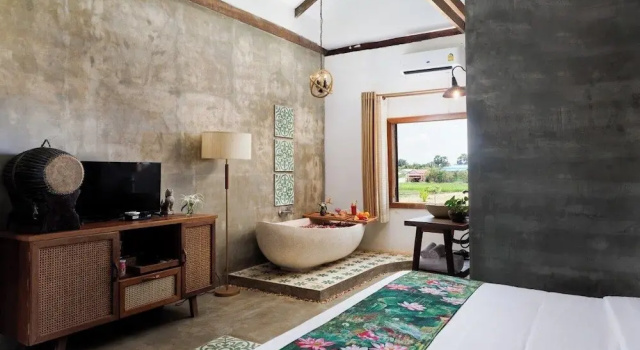 Номер Standard с балконом Dontrei Villa Angkor