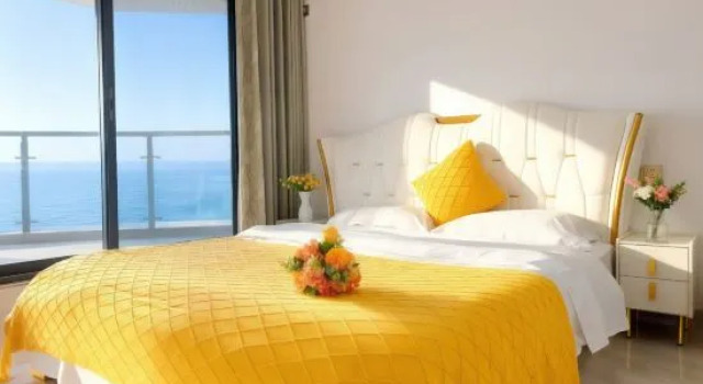 Люкс Luxury с 3 комнатами с видом на море Yuehaige Scenic Apartment