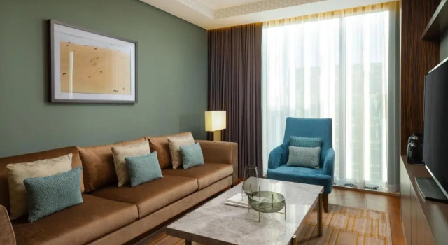 Двухместный люкс Premium с видом на внутренний двор Отель Sheraton Астана