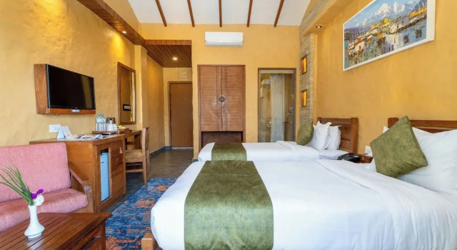 Трёхместный номер Deluxe Bar Peepal Resort