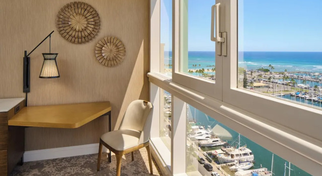 Двухместный номер oceanfront Prince Waikiki