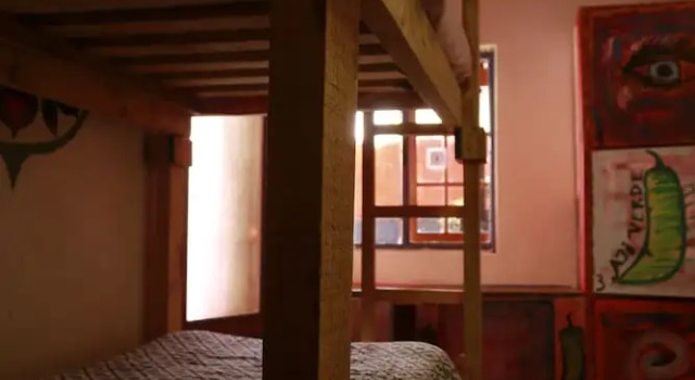 Кровать в общем номере Aji Verde Hostel