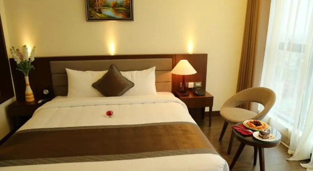 Двухместный номер Deluxe Muong Thanh Grand Quang Tri Hotel