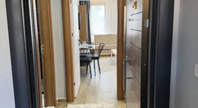 Апартаменты Deluxe с балконом и с видом на море Güven Palace Suites
