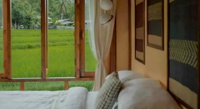 Двухместный номер Superior с видом на сад ลมหายใจ โฮมสเตย์ บ่อเกลือ น่าน Lomhaijai Homestay
