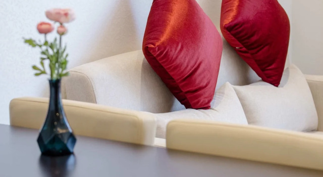 2 soveværelser i Deluxe tredobbelt suite Pushi Serviced Apartment