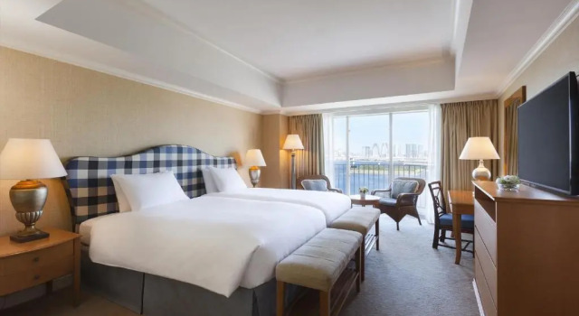 Двухместный люкс с террасой Executive Hilton Tokyo Odaiba