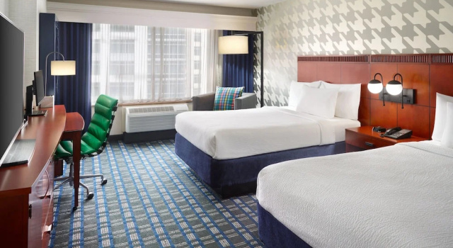 Четырёхместный номер Deluxe Courtyard Arlington Crystal City/Reagan National Airport