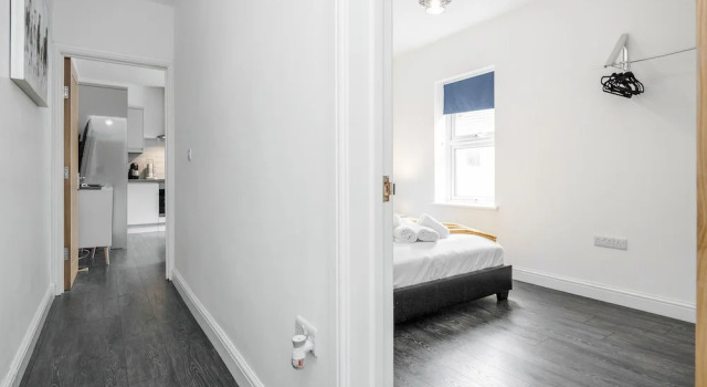Апартаменты 1BR Victorian House Near Bedford City Centre